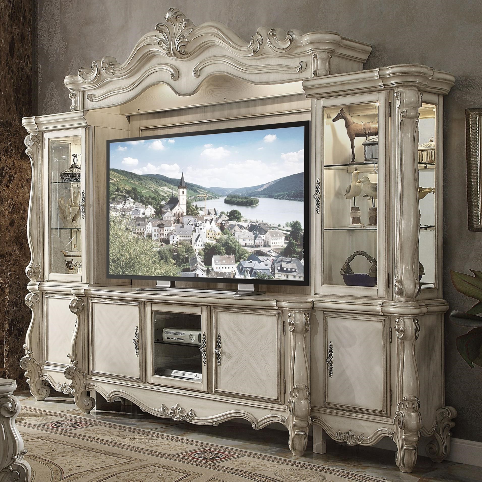 Acme Furniture Versailles Entertainment Center Value City Furniture